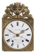 A French Comptoise wall clock: the eight-day duration,