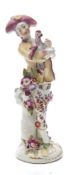 A Derby figure of the Italian Farmer: after Kaendler,