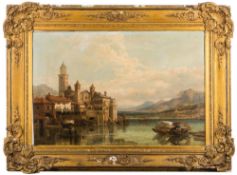George Clarkson Stanfield [1828-1878]- Lake Como,