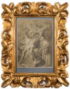 Flemish School [late 17th/early 18th century]- The Temptation of St Anthony:- pencil drawing,