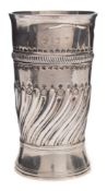 WITHDRAWN A George II silver beaker, maker IS possibly John Sanders, London,