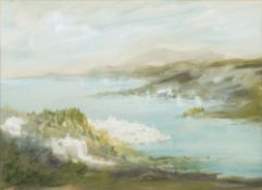 Henry Tonks [1862-1937]- Capri:- signed bottom centre watercolour heightened with white 26 x 35.