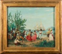 * Gustave Alaux [1887-1965]- The Caribbean Ships Dance;