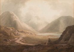 Attributed to Edward Dayes [1793-1804]- Great Gable, Wast Water,