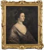 Circle of Francis Cotes [1726-1770]- Portrait of Lady Carpenter, bust-length,