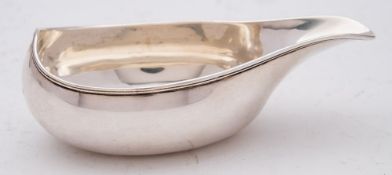 A George III silver pap boat, maker Robert & David Hennell, London,