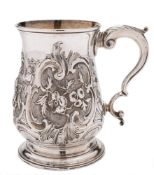 A George III silver mug, maker John Robins, London,