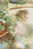 * John Farleigh [1900-1965] - Hampstead Pond,