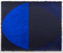 * Sir Terry Frost [1915-2003]- Blue and Black:- screenprint signed and numbered 201/300 in