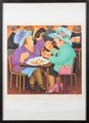 * Beryl Cook [1926-2008]- Ladies Who Lunch:- signed in pencil in the bottom right margin published