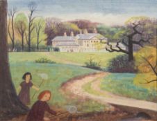 * Katherine Guthrie [1905-1981]- Butterfly Collecting, Kenwood House,