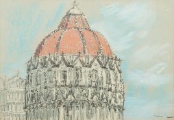 * Paul Ashford, Lord Methuen [1886-1974]- The Baptistry, Pisa,