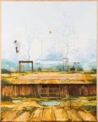 * John Ridgewell [1937-2004] - Door IV, 1981; a surreal fantasy,