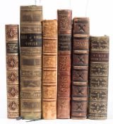BINDINGS : Lays of Ancient Rome - org. full morocco, 8vo, 1863. With 5 other leather bindings.