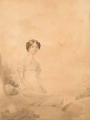 Attributed to Edward Nash [1778-1821]- A portrait of Sara Coleridge,