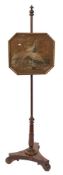 The Victorian rosewood polescreen of Sarah Fricker (Wife of Samuel Taylor Coleridge):,