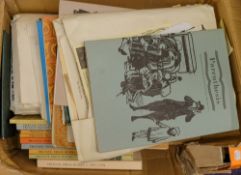 PRIVATE PRESS BOOKS : journals, Parenthesis, prospectus, cuttings, ephemera, etc.