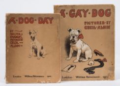 ALDIN, Cecil - A Gay Dog : illust, org. pictorial boards, 4to, Heinemann, first ed, 1905.