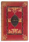 ELSTON PRESS : Milton, John, Comus, A Maske, highly decorative signed binding slightly fading, 4to,