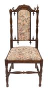 The Victorian Child's rosewood occasional chair of Sara Coleridge: (Daughter of Samuel Taylor