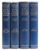 CARY, A.D.L. & McCANCE, Stoppe - Regimental Records of the Royal Welsh Fusiliers,: 4 vols, org.