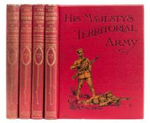 RICHARDS, Walter - His Majesty's Terratorial Army,: 4 vols, org. cloth, 4to, n.d.