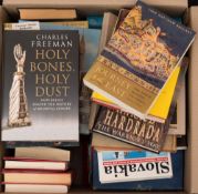 BYZANTIUM WORLD - a box of books.