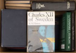 EUROPE a box of books.