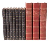 BYRON, Lord - The Complete Poetical Works : 3 vols, half calf by Bumpus, 8vo, George Routledge,