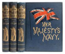 LOW, Lieut. Charles Rathbone - Her Majesty's Navy,: 3 vols, chromo-lithograph plates, org.