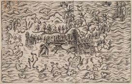 NEWFOUNDLAND : Untitled map depicting 'Fogo Island' off the north-east coast of Newfoundland,