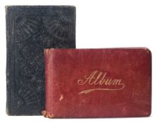 SCRAPBOOK : containing many hand coloured prints on sporting subjects, calf, 8vo, c1830s.