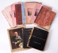 HERBARIUM : 'Agnes Aldhouse, Flowers, Aug, 1894'. With various school text books inc.