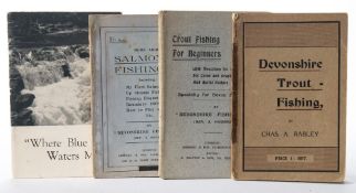RABLEY, Chas. A - Devonshire Trout Fishing : illustrated title-page, 2 colour plates of flies, org.