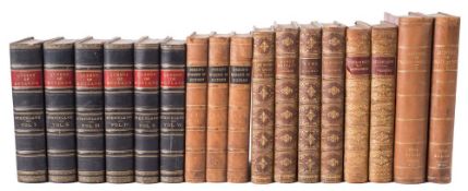 STRICKLAND, Agnes - Lives of the Queens of England : 6 vol. set, half calf, 8vo, 1864-65.