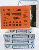 Gunze Sangyo (Japan) three 1/43rd scale white metal kits:, comprising Rolls Royce Phantom,