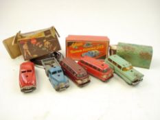 Schuco Varianto, a group of six vehicles:,