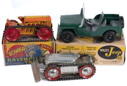Marx Toys (USA) a tinplate Willys Jeep in original box:,