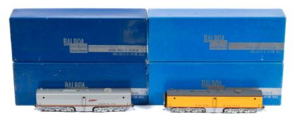 Balboa Scale Model (Katsumi-Japan) 603 and 623 Union Pacific A Unit Powered and B Unit Dummy:,