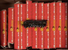 Rivarossi, a group of GM EMD E8 diesel locomotives and dummies:, in Santa Fe, Baltimore & Ohio,
