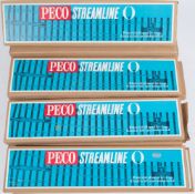 Fifteen sets of Peco Streamlime points:, with live metal frogs and built in operational switch,