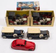 Two Schuco tinplate clockwork Old Timer Mercedes Simplex 1902 cars:,