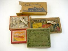 A Crescent Toys 'Miniature Railway Set:, together with a tinplate clockwork 'Hill Billy Express',