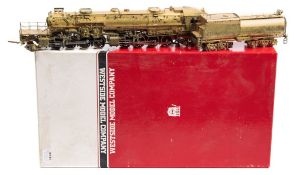 A KTM (Katsumi-Japan) Southern pacific AC-4 4-8-8-2 locomotive and tender:, brass finish,
