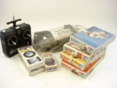 Four Tamiya 1/12th scale Motor Racing Team kits:, Team Manager No RM1205, Driver No RM1201,