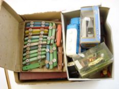 A collection of various scale model cars:,