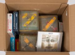Schabak , Showcase Miniatures and others a group of various scale model aircraft:,