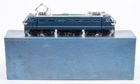 A KTM (Katsumi-Japan) JNR Japanese Railroad EF66 Electric locomotive:, blue and white livery,