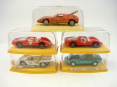 Pilen (Spain) a group of 1 /43rd scale model sports cars:, comprising two M303 Porsche Carrera 6,