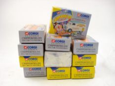 Corgi Classics Chipperfield Circus 'Advanced Booking Vehicle' together with ten sets of ' Circus